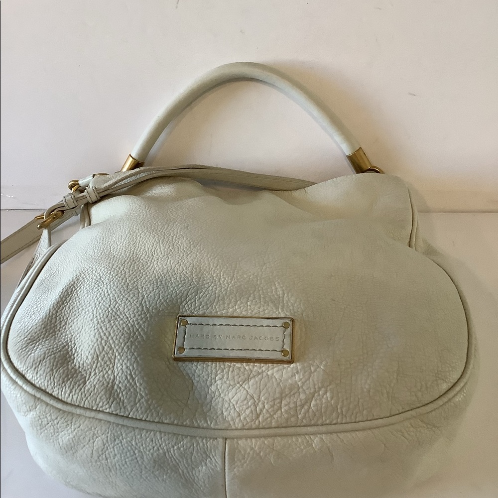Marc by Marc Jacobs Cream Hobo Bag